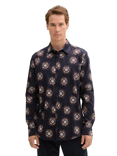 TOM TAILOR Camisa Ajustada para Hombre con elástico, 36646... - Mode & Vêtements en promo à 11.83€