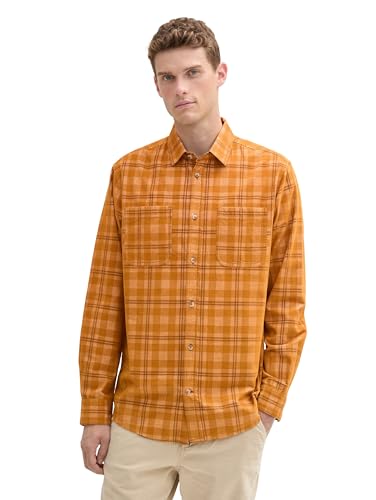 TOM TAILOR Camisa para Hombre, 36633 – Peanut Brown... - Mode & Vêtements Amazon Espagne à 10.92€