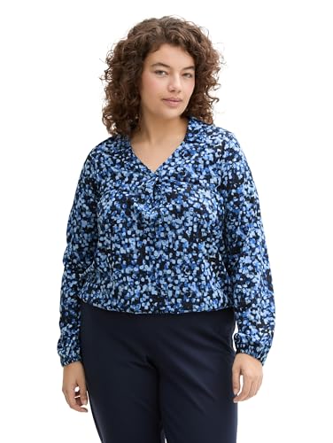 TOM TAILOR Maglia a Maniche Lunghe da Donna con Colletto... - Amazon Italy à 8.54€