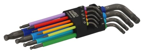 BAHCO C1997LM/9P Lot de 9 clés Allen hexagonales longues... - DIY & Tools Amazon France à 40.70€
