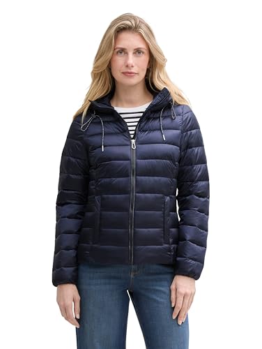 TOM TAILOR Hybrid Steppjacke mit Kapuze, Light Blue Indigo... - Maison & Cuisine Amazon Allemagne à 44.97€