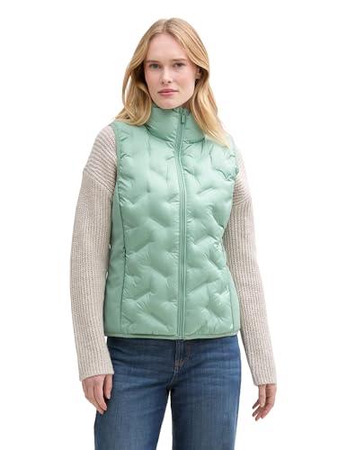 TOM TAILOR Gilet da donna, 22577 - Dust Green, XL - Mode & Vêtements Amazon Italie à 28.24€