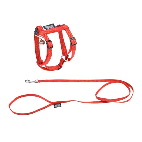 Love Story, Kit Harnais et Laisse pour Chat Nylon 20>28 cm... - Animalerie Amazon France à 6.99€