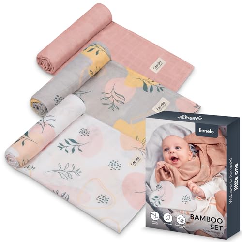 Lionelo Bamboo Set 3 Pezzi Mussole per neonato 70x70 cm in... - Sports & Fitness Amazon Italie à 9.99€