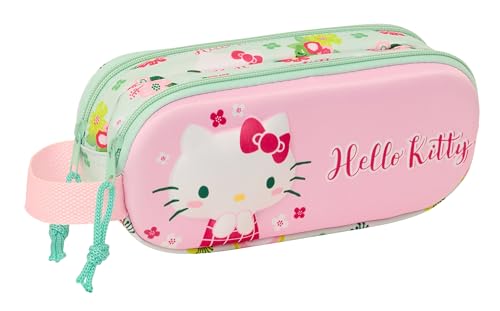 Safta Hello Kitty 3D - Astuccio doppio 3D, astuccio per... - Jouets & Jeux en promo à 6.75€