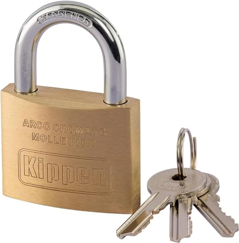 Kippen 2002EX - Lucchetto ad Arco con Corpo in Ottone da... - Bon plan à 9.00€