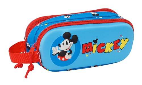 Safta Mickey Mouse 3D - Portatodo Doble 3D, Estuche... - Toys & Games Amazon Spain à 4.45€