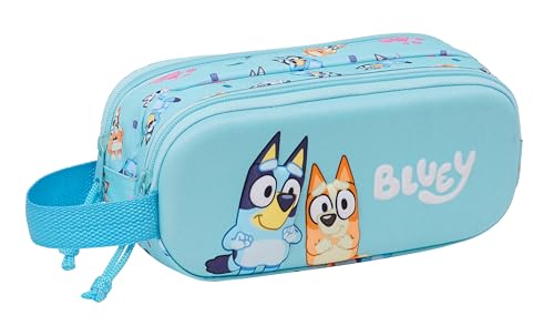 SAFTA BLUEY - Portatodo Doble 3D, Estuche Infantil, Estuche... - Jouets & Jeux Amazon Espagne à 3.77€