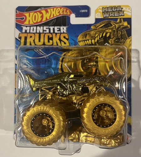 Hot Wheels Monster Trucks Gold Mega wrex - Jouets & Jeux en promo à 32.99€
