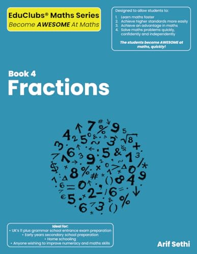 Book 4 - Fractions (EduClubs Maths Series, Band 4) en promo sur Amazon