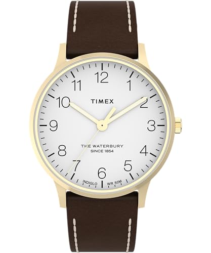 Timex Orologio da uomo Waterbury da 40 mm, cinturino in... - Amazon Italie à 54.00€