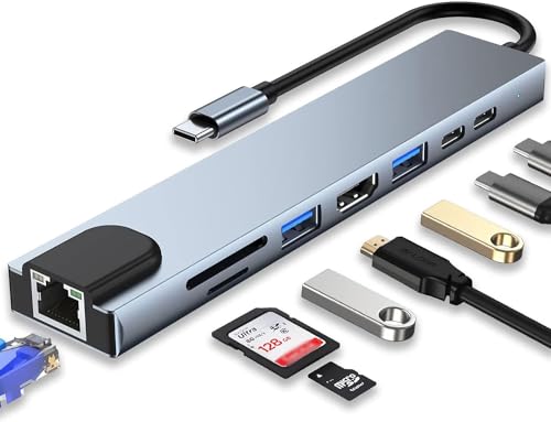 Moman Base de Carga, USB C Hub 8 en 1 con 100 W PD, 4K @ 30... - High-Tech & Électronique Amazon Espagne à 9.80€