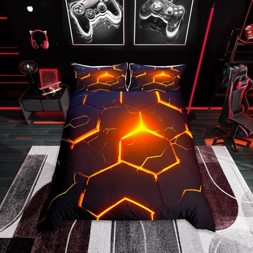 Honeycomb - Funda nórdica de 135 x 200 cm para niños y... - Jouets & Jeux Amazon Espagne à 17.64€