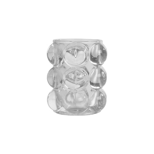 Homéa, Portacandela in vetro trasparente D8,4 x 9,3 cm Arty - Bon plan à 17.74€