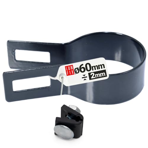 Collier de serrage poteau 60 mm, épaisseur 2mm, couleur... - Jardin & Extérieur Amazon France à 1.90€