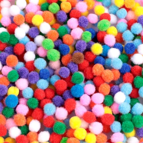 AiQInu 2000 Pezzi Pon Pon Colorati, 10mm Pom Pom Colorati... - Loisirs Créatifs Amazon Italie à 8.99€