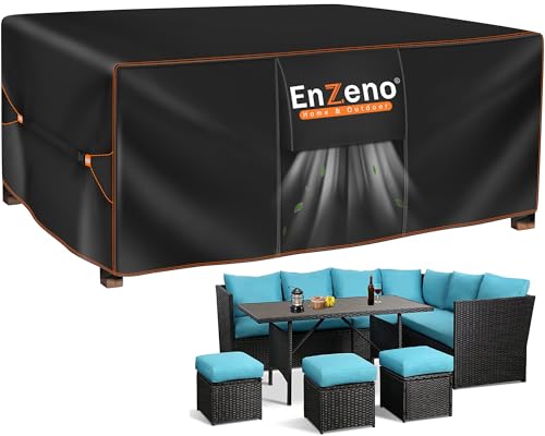 Enzeno Garden Furniture Cover Waterproof,250X150X90cm... - Jardin & Extérieur Amazon Royaume-Uni à 19.99€
