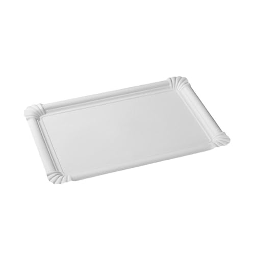 Homéa, Set mit 5 Tabletts, rechteckig, 24 x 34 cm, Weiß - Maison & Cuisine Amazon Allemagne à 6.73€
