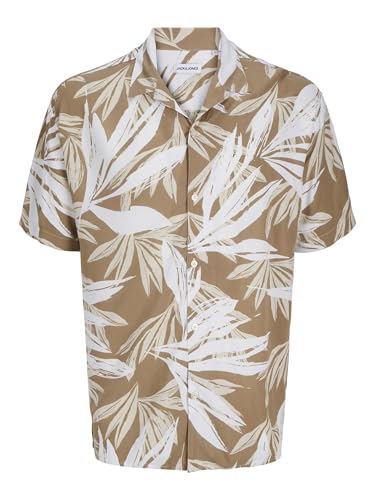 JACK & JONES Camicia da Uomo Relaxed Fit, Coriandolo, XXL - Bon plan à 11.44€