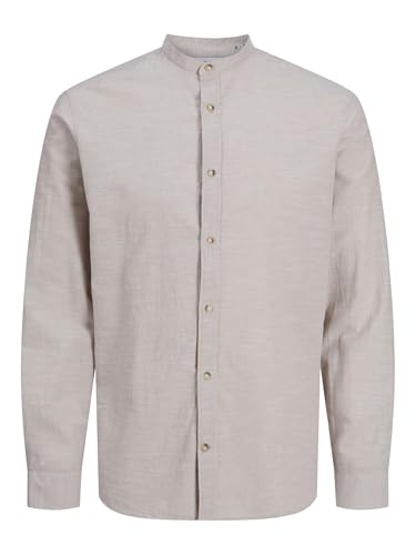 JACK & JONES JJESUMMER - Maglietta LS SN, Crockery, XXL - Bon plan à 13.88€