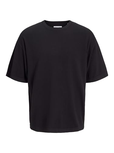 JACK&JONES JJEEMIL Knit Tee SS SN, Nero, M - Mode & Vêtements Amazon Italie à 7.41€