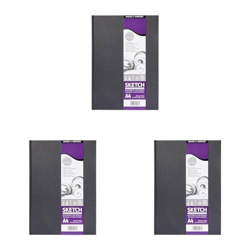 Daler-Rowney Simply Medium Grain 100 GSM A4 Hardback... - Maison & Cuisine Amazon Royaume-Uni à 13.50€