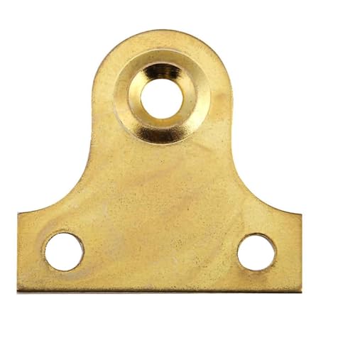 Aretro Picture Frame Brackets & Slot Brackets Brass Plated... - Maison & Cuisine Amazon Royaume-Uni à 1.99€