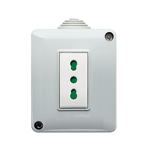 Vimar 0T14801.BP Plana Contenitore IP40 + Bpresa SICURY... - Bon plan à 6.76€