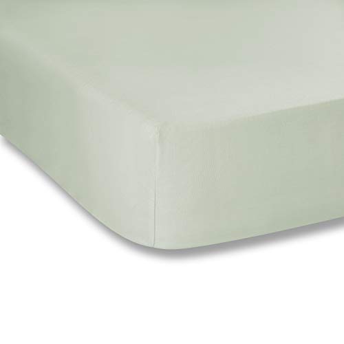 Bianca Plain Dyed Light Green Bajera 135x200 cm 100%... - Maison & Cuisine Amazon Espagne à 24.43€