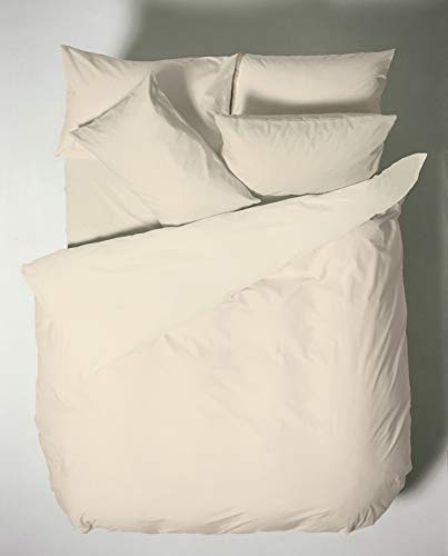 Bianca Plain Dyed Cream Juego Sábanas Cama de 180 cm 100%... - Beauty & Fragrances Amazon Spain à 30.99€