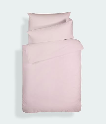 Bianca Plain Dyed Pink Parure de lit 100% Coton Percale... - Maison & Cuisine Amazon France à 32.15€