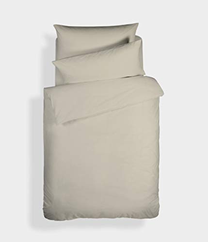 Bianca Plain Dyed Neutral Bettwäsche-Set, 90 cm, 100%... - Maison & Cuisine Amazon Allemagne à 16.23€