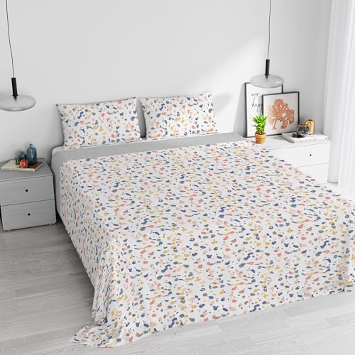 Watercolor Bettwäsche-Satz, Baumwolle, 17, Doppelbett - Maison & Cuisine Amazon Allemagne à 18.45€