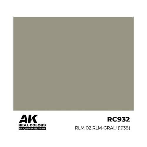 AK REAL COLORS RC932 RLM 02 RLM-GRAU (1938) (17ml) (old... en promo à 3,20€ (-78%) sur Amazon FR