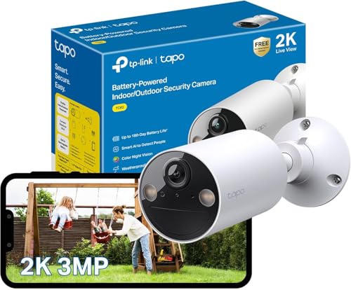 Tapo TC82 2K Battery Security Camera Outdoor Wireless... - High-Tech & Électronique Amazon Royaume-Uni à 39.99€