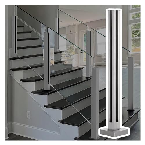 Glasgeländer Pfosten Geländer Quadratischer... - Jardin & Extérieur Amazon Allemagne à 29.00€