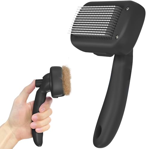 Dipoo Self Cleaning Shedding Brush - Skin Friendly Grooming... - Animalerie en promo à 1.20€