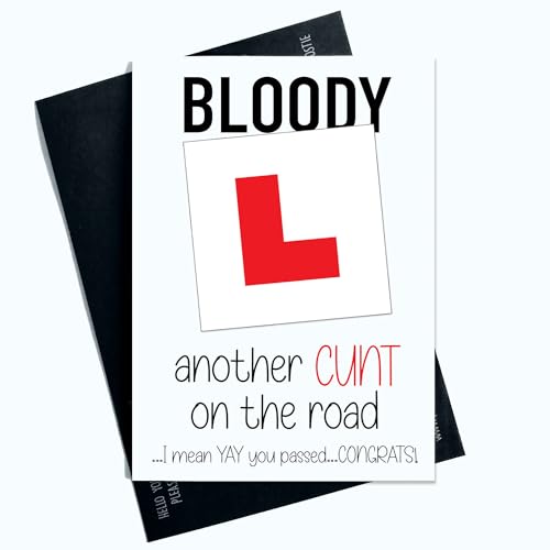Peachy Antics Funny Passed Driving Test Cards Well Done... - Auto & Moto Amazon Allemagne à 4.47€