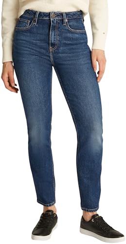 Tommy Hilfiger Vaqueros Mujer Cigarette Lou Slim Fit, Azul... - Amazon Espagne à 54.12€
