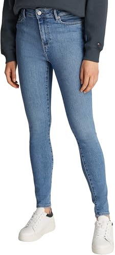 Tommy Hilfiger Vaqueros Mujer Harlem UMA Skinny Fit, Azul... - Nouvelle promo Amazon à 28.29€