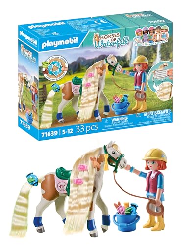 PLAYMOBIL Horses of Waterfall 71639 Ellie con Caballo... - Jouets & Jeux Amazon Espagne à 8.69€