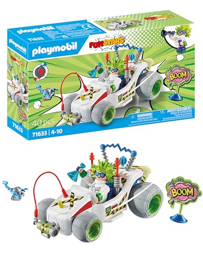 PLAYMOBIL Funstars 71633 Racing Profesor, Kart con Motor... - Jouets & Jeux Amazon Espagne à 7.20€