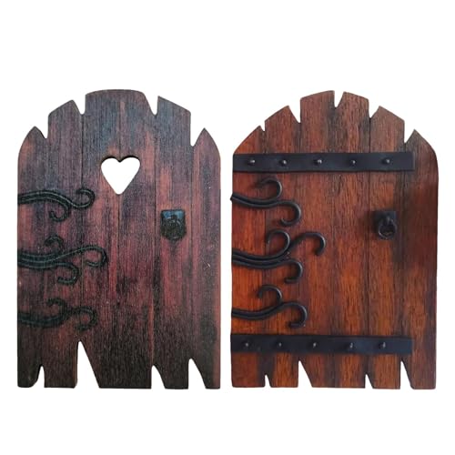 Porta Fata 2 Porte Fata In Legno Per Giardino Case Fate... - Jardin & Extérieur Amazon Italie à 6.29€