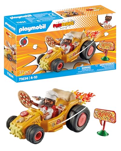 PLAYMOBIL Funstars 71634 Racing Pizza, Kart con Motor... - Jouets & Jeux Amazon Espagne à 7.20€