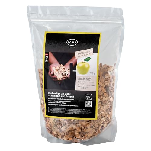 RÖSLE Chips de Fumage gin-Pomme, 750 g, pour boîte de... en promo à 6,83€ (-51%) sur Amazon FR