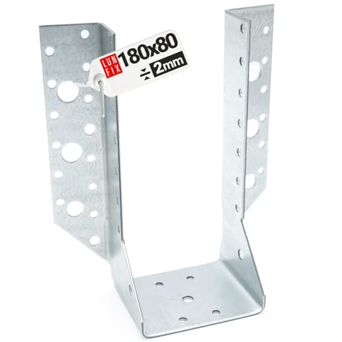 Supporto trave legno 80x180 mm Tipo A, staffa zincata 2 mm... - Sports & Fitness en promo à 1.84€