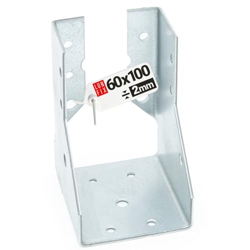 Lun Fix Balkenschuh Typ B 60x100 mm, winkel Stahl verzinkt... - Bricolage & Outils Amazon Allemagne à 1.24€