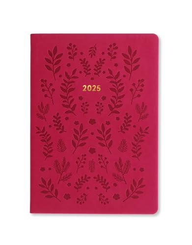 Letts of London Woodland A5 week to view 2025 diary - pink - Amazon Royaume-Uni à 3.63€