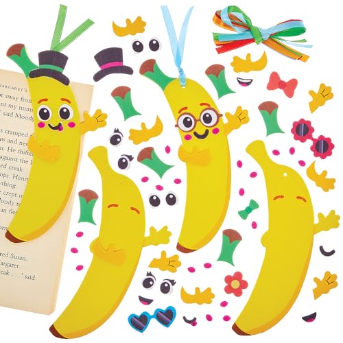 Baker Ross FN174 Banana Mix & Match Bookmark Kits... - Jouets & Jeux en promo à 5.58€