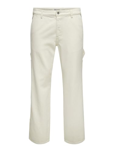 ONLY & SONS ONSEDGE Straight CAR ECRU1088PIMDNM NOOS - Auto & Moto Amazon Allemagne à 10.24€